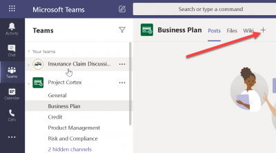 Add Planner to a channel in Microsoft Teams