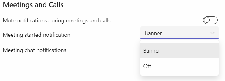 A demonstration of how to turn on pop-up notifications on Microsoft Teams. Step 2