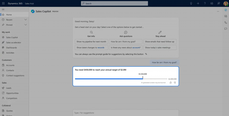 Copilot in Dynamics 365 Sales | Sales’ Little Helper for Boosting ...