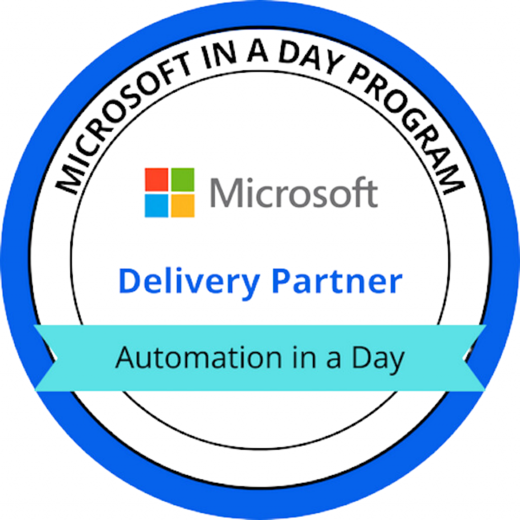 Automation in a Day Automation in a Day Delivery Partner