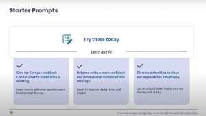 Sample Copilot Prompts