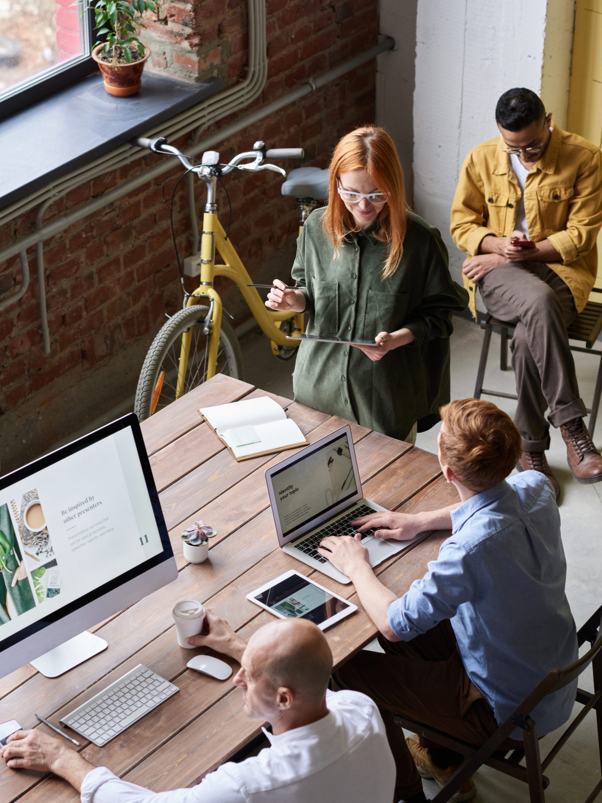 Happy People Working