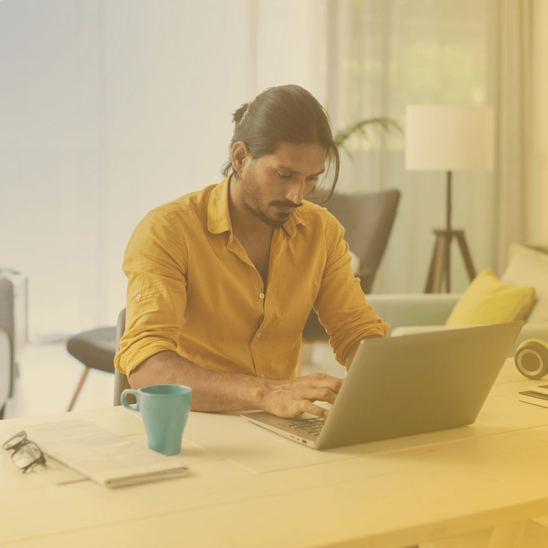 Man building an AI solution