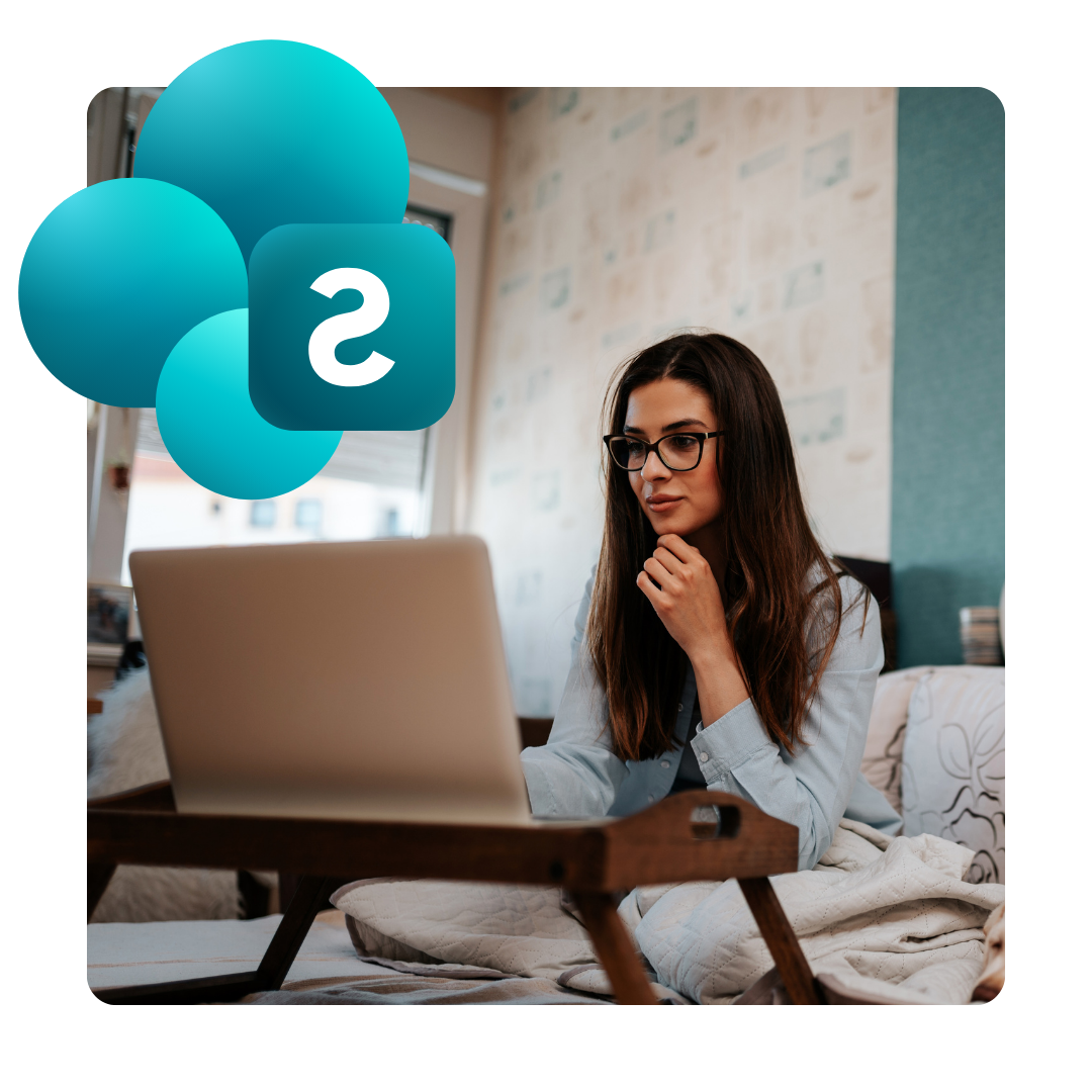 Working remotely from bed