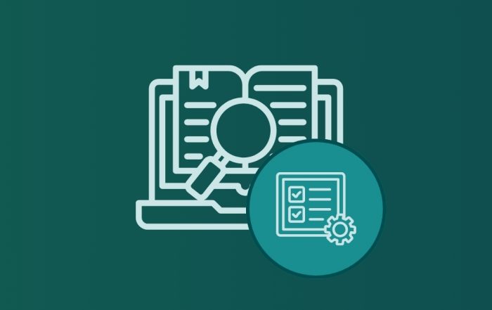 icons representing searching