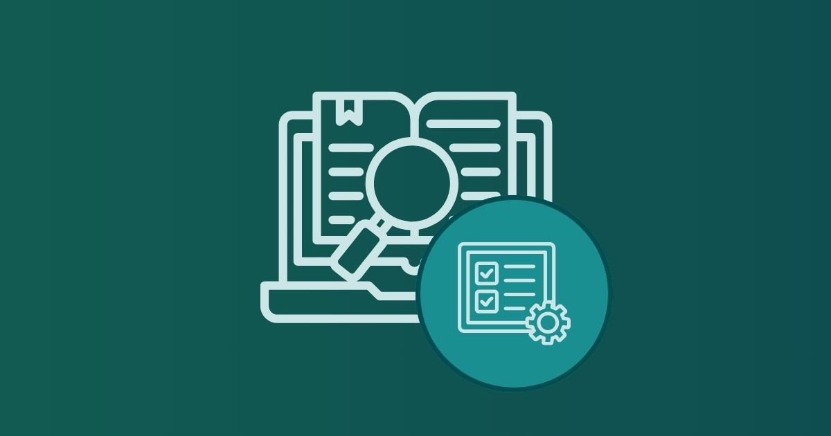 icons representing searching