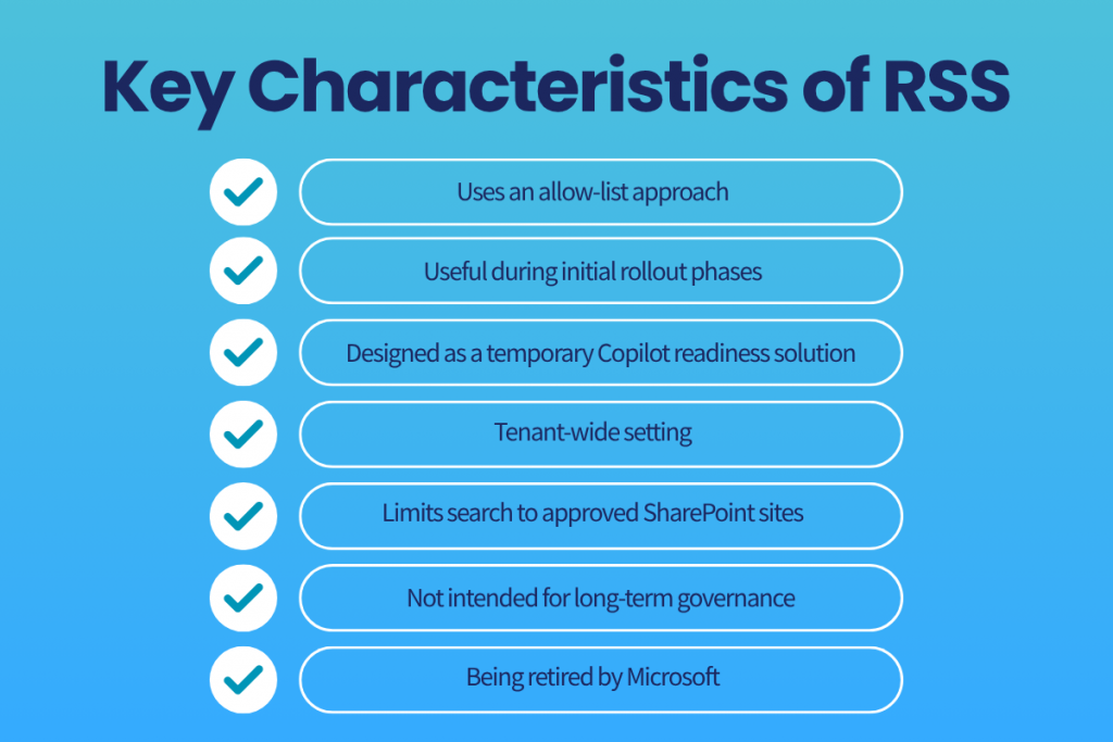 Key Characteristics of RSS