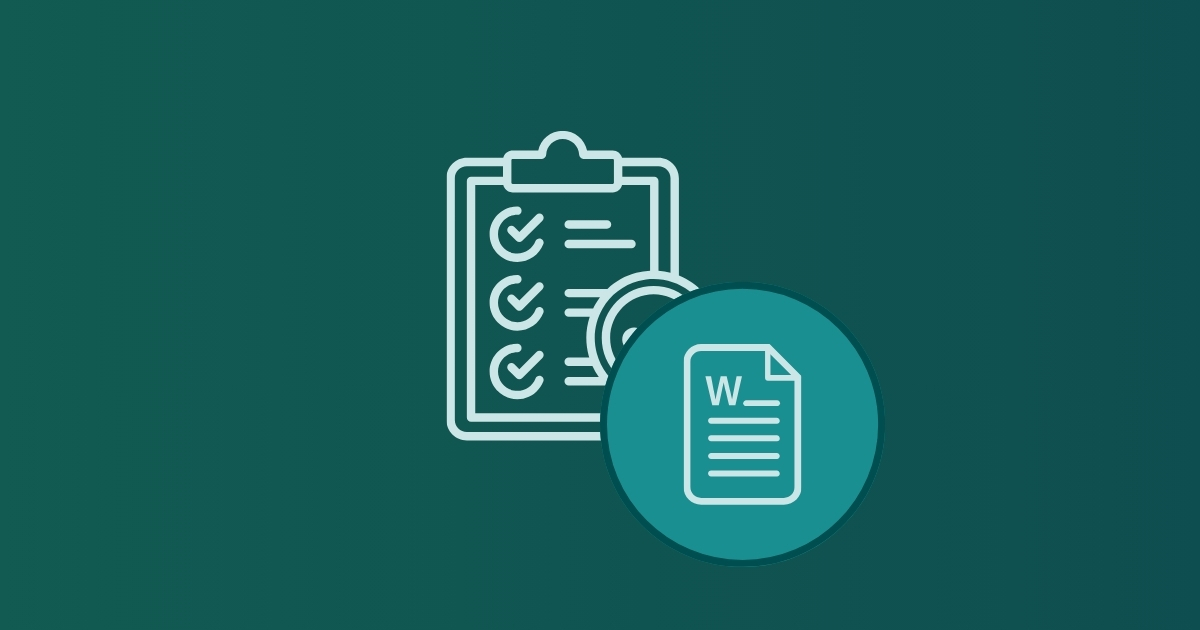 SharePoint Skill icon for qa test script word